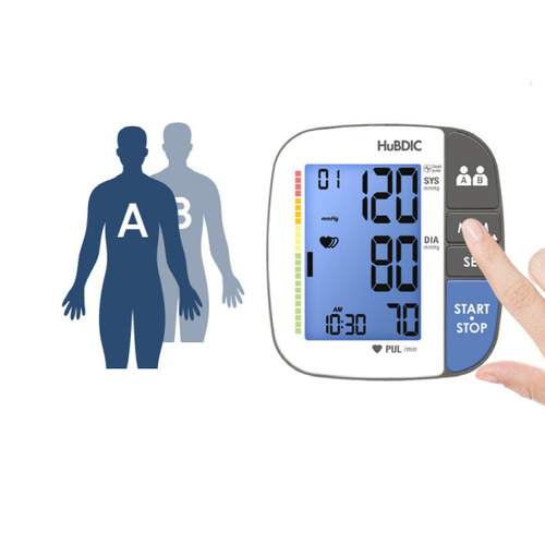 우주헬스케어 - 휴비딕 자동전자 혈압계 HBP-1800 + 전용아답터 가정용 혈압계